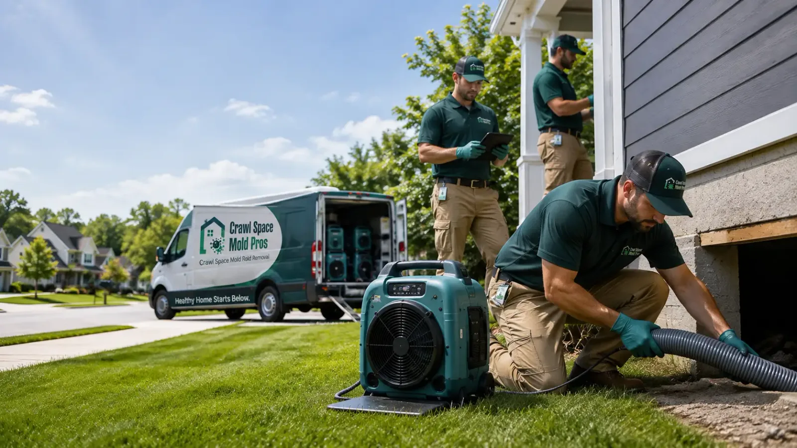 Crawl Space Mold Removal in Harris, MO